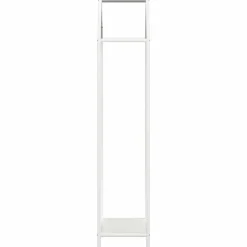 VIDAXL - Portant de bois chauffage blanc 40x25x120 cm