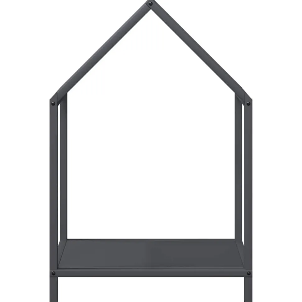 VIDAXL - Portant de bois chauffage anthracite 40x25x60 cm