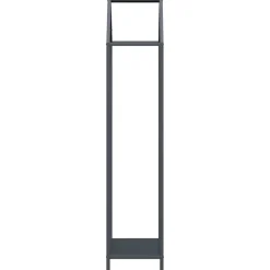 VIDAXL - Portant de bois chauffage anthracite 40x25x120 cm