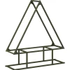 VIDAXL - Portant de bois chauffage vert olive 80x25x90 cm