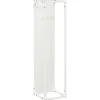 VIDAXL - Portant de bois chauffage blanc 25x25x100 cm