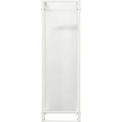 VIDAXL - Portant de bois chauffage blanc 25x25x80 cm