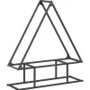 VIDAXL - Portant de bois chauffage anthracite 80x25x90 cm