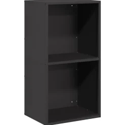 VIDAXL - Portant de bois chauffage noir 40x30x75 cm