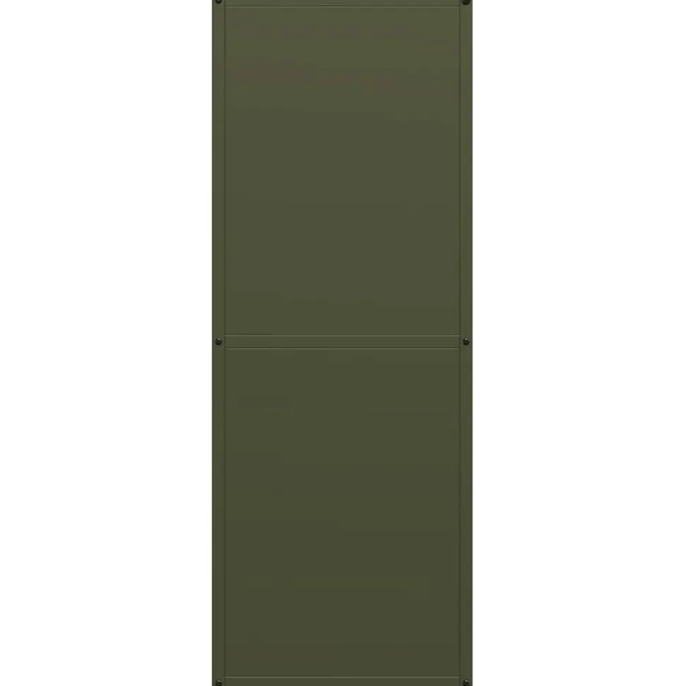VIDAXL - Portant de bois chauffage vert olive 40x30x80 cm