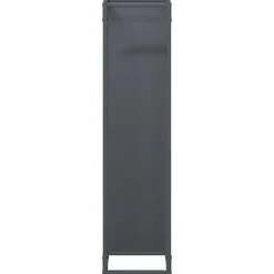 VIDAXL - Portant de bois chauffage anthracite 25x25x100 cm