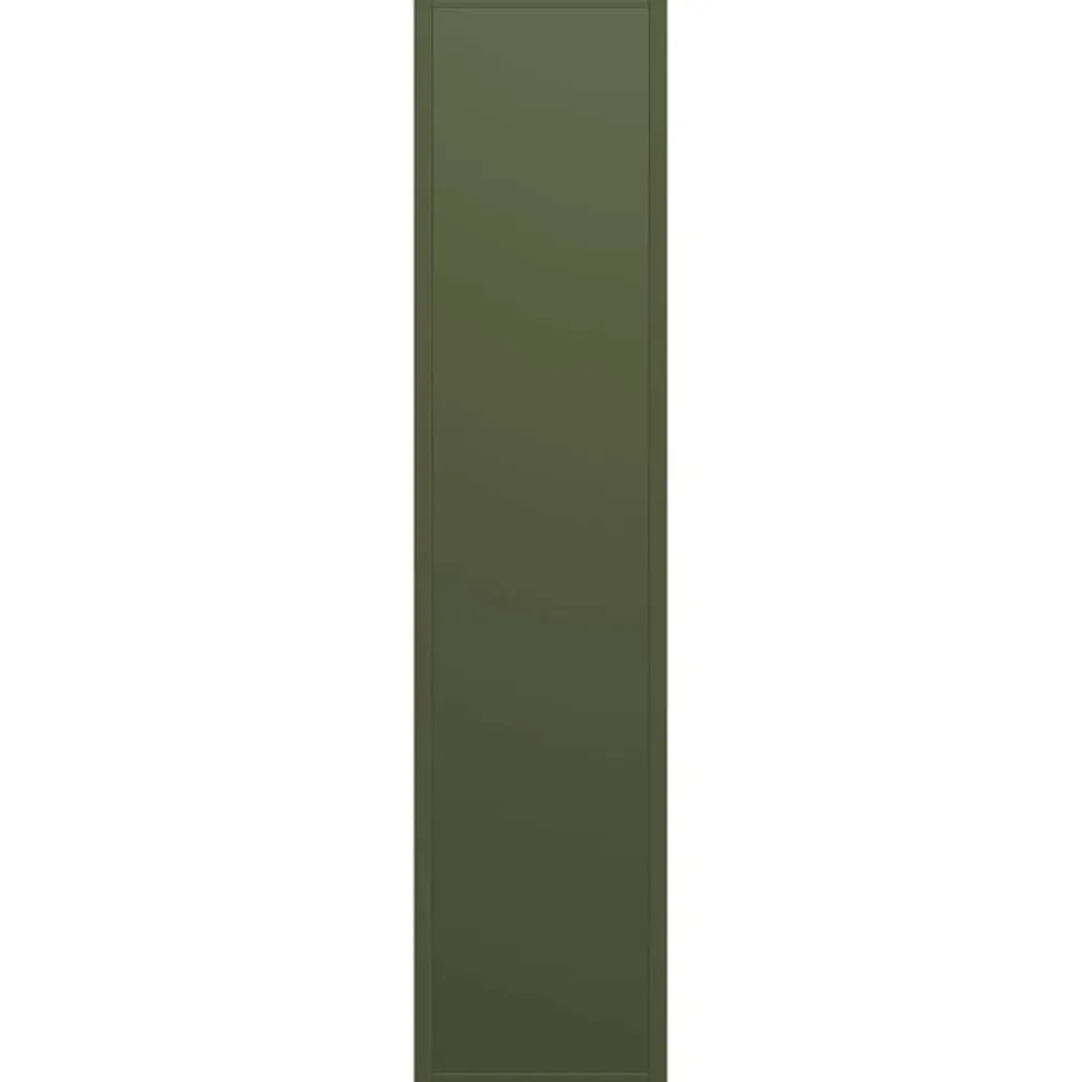VIDAXL - Portant de bois chauffage vert olive 50x23x100 cm