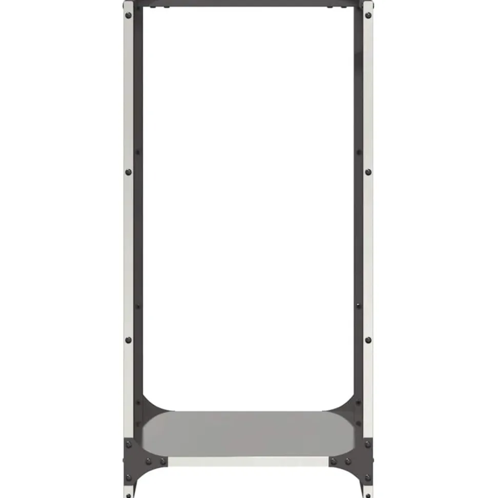 VIDAXL - Portant de bois de chauffage 40x30x80 cm acier inoxydable