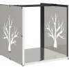 VIDAXL - Portant de bois de chauffage 40x40x40 cm acier inoxydable