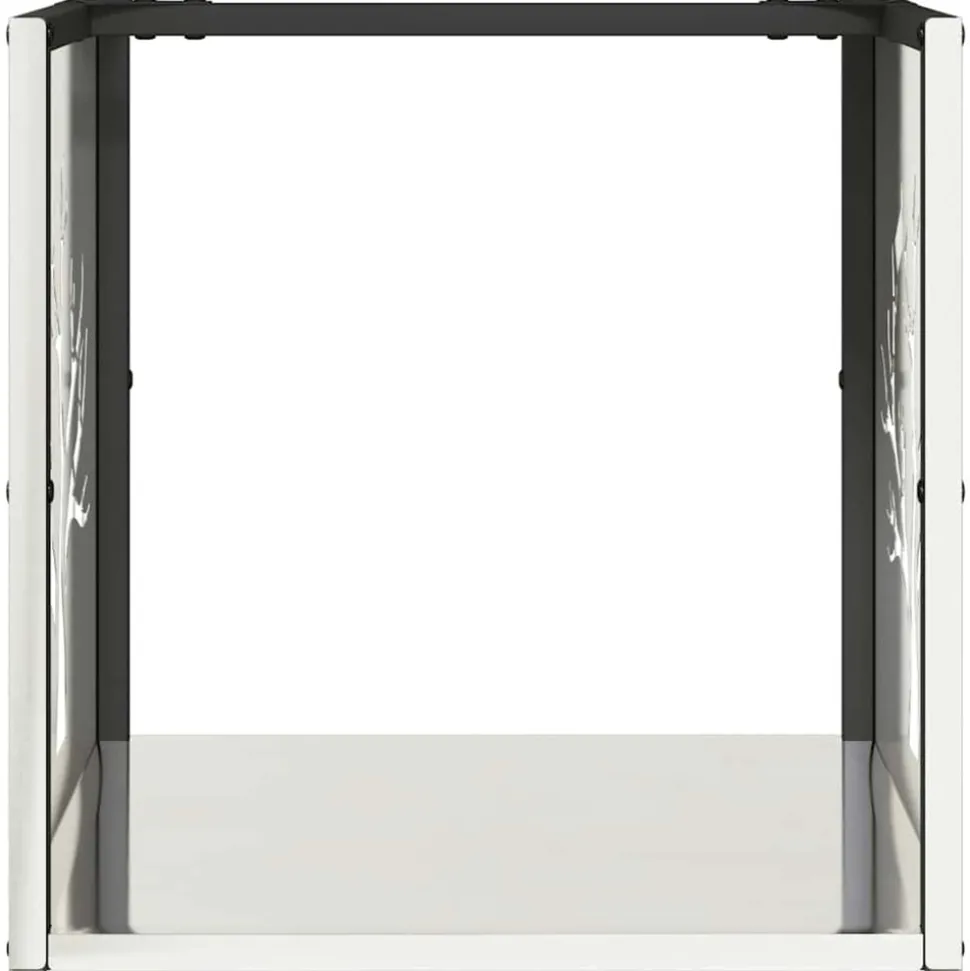VIDAXL - Portant de bois de chauffage 40x40x40 cm acier inoxydable