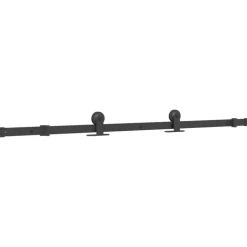VIDAXL - Porte coulissante et kit de quincaillerie 80x210 cm pin massif