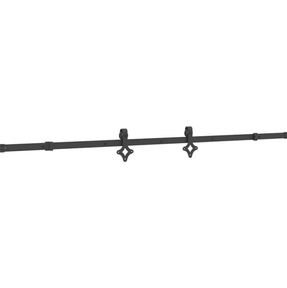 VIDAXL - Porte coulissante et kit de quincaillerie 100x210 cm pin massif