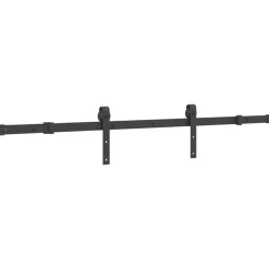 VIDAXL - Porte coulissante et kit de quincaillerie 85x210 cm pin massif