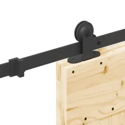 VIDAXL - Porte coulissante et kit de quincaillerie 85x210 cm pin massif