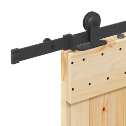 VIDAXL - Porte coulissante et kit de quincaillerie 70x210 cm pin massif