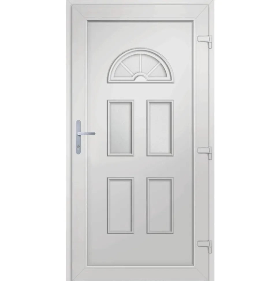 VIDAXL - Porte d'entrée blanc 98x198 cm pvc