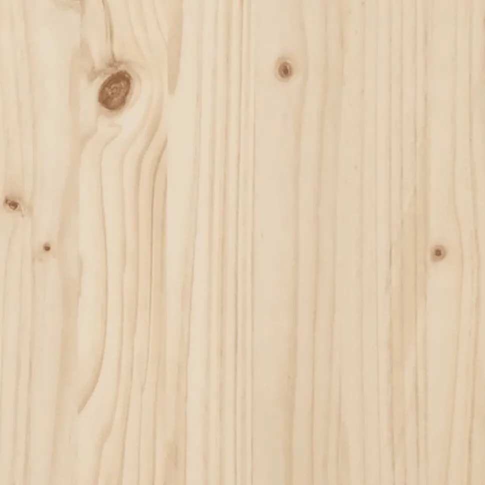 VIDAXL - Porte-bûches avec roulettes 76,5x40x108 cm bois massif de pin