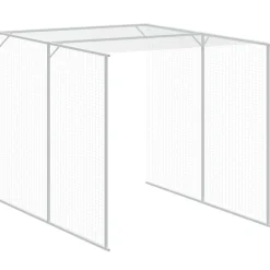 VIDAXL - Poulailler avec cour anthracite 165x863x181 cm acier galvanisé