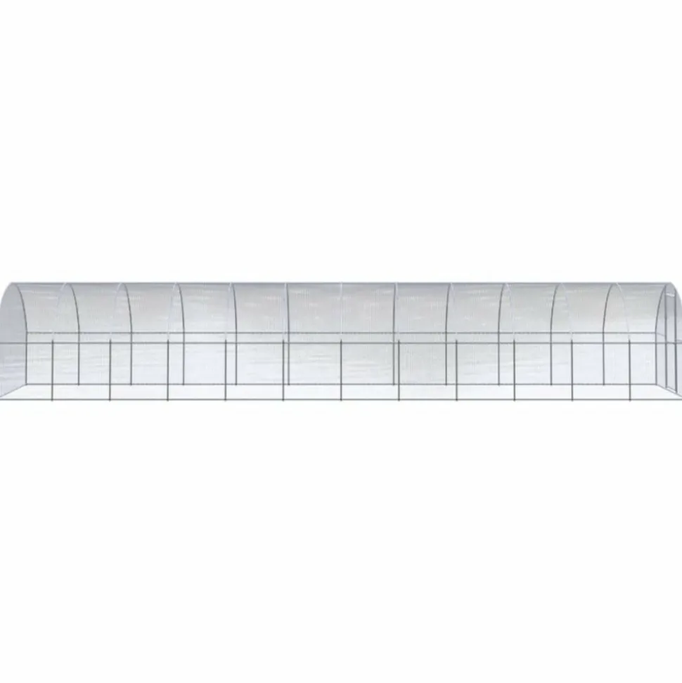 VIDAXL - Poulailler d extérieur 3x12x2 m acier galvanisé