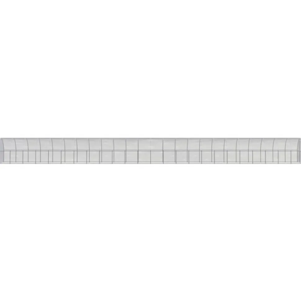 VIDAXL - Poulailler d extérieur 3x24x2 m acier galvanisé