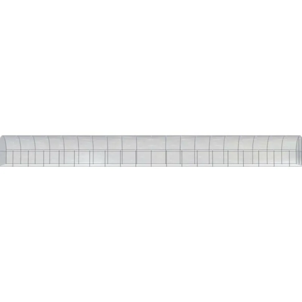 VIDAXL - Poulailler d extérieur 3x20x2 m acier galvanisé