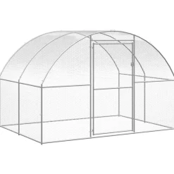 VIDAXL - Poulailler d extérieur 3x10x2 m acier galvanisé