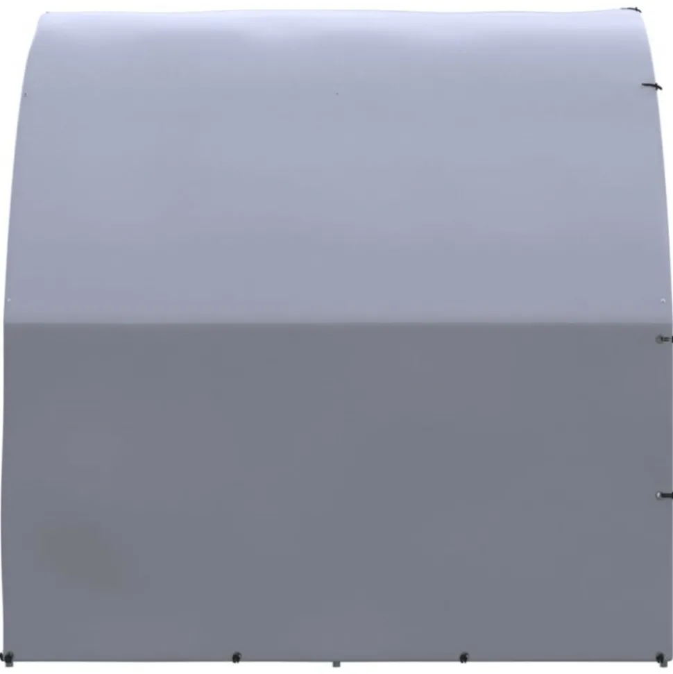 VIDAXL - Poulailler d extérieur 3x16x2 m acier galvanisé
