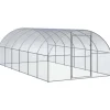 VIDAXL - Poulailler d extérieur 3x6x2 m acier galvanisé