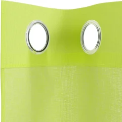 VIDAXL - Rideaux en voile avec œillets 2 pcs vert pomme 140x260 cm
