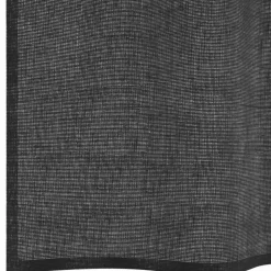VIDAXL - Rideaux en voile avec œillets 2 pcs noir 140x260 cm