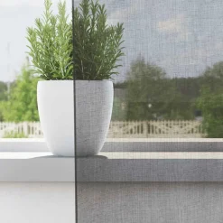 VIDAXL - Rideaux en voile avec œillets 2 pcs gris foncé 140x140 cm