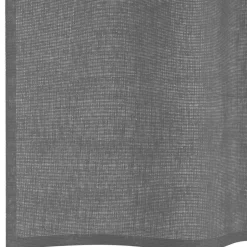 VIDAXL - Rideaux en voile avec œillets 2 pcs gris foncé 140x140 cm