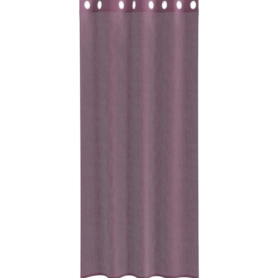VIDAXL - Rideaux en voile avec œillets 2 pcs violet 140x225 cm
