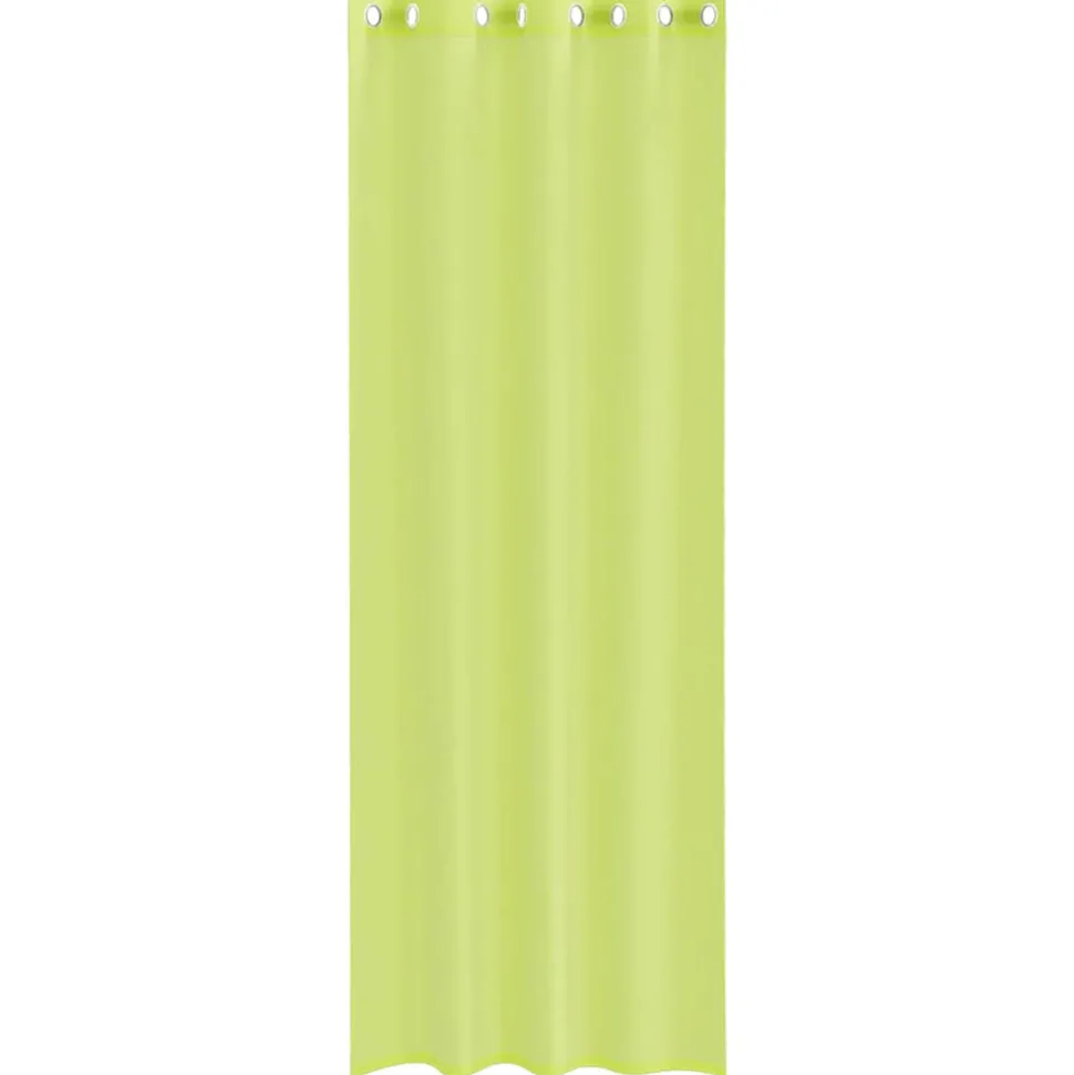 VIDAXL - Rideaux en voile avec œillets 2 pcs vert pomme 140x300 cm
