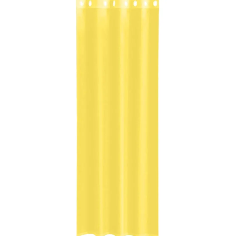 VIDAXL - Rideaux en voile avec œillets 2 pcs jaune