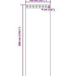 VIDAXL - Rideaux en voile avec œillets 2 pcs jaune