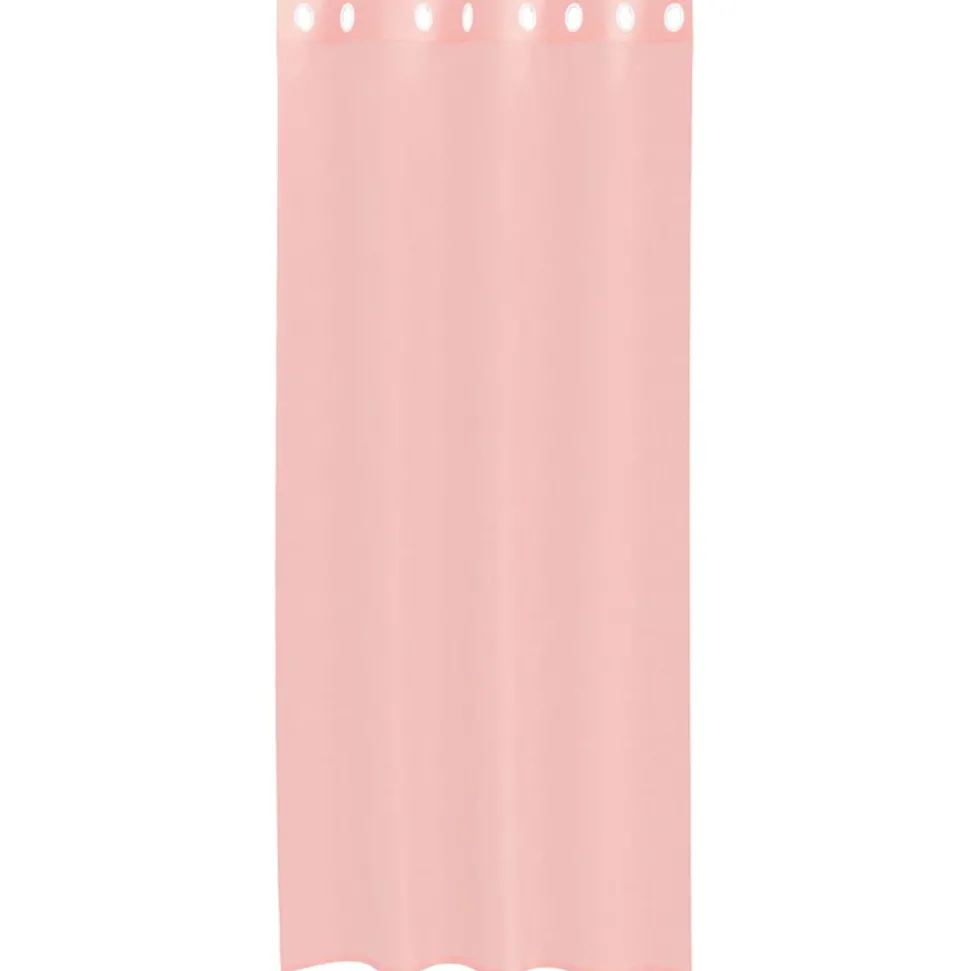 VIDAXL - Rideaux en voile avec œillets 2 pcs rose 140x245 cm