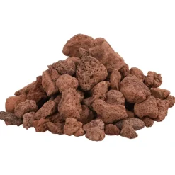 VIDAXL - Roches volcaniques 10 kg rouge 1-2 cm