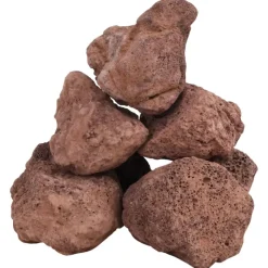 VIDAXL - Roches volcaniques 25 kg rouge 10-30 cm