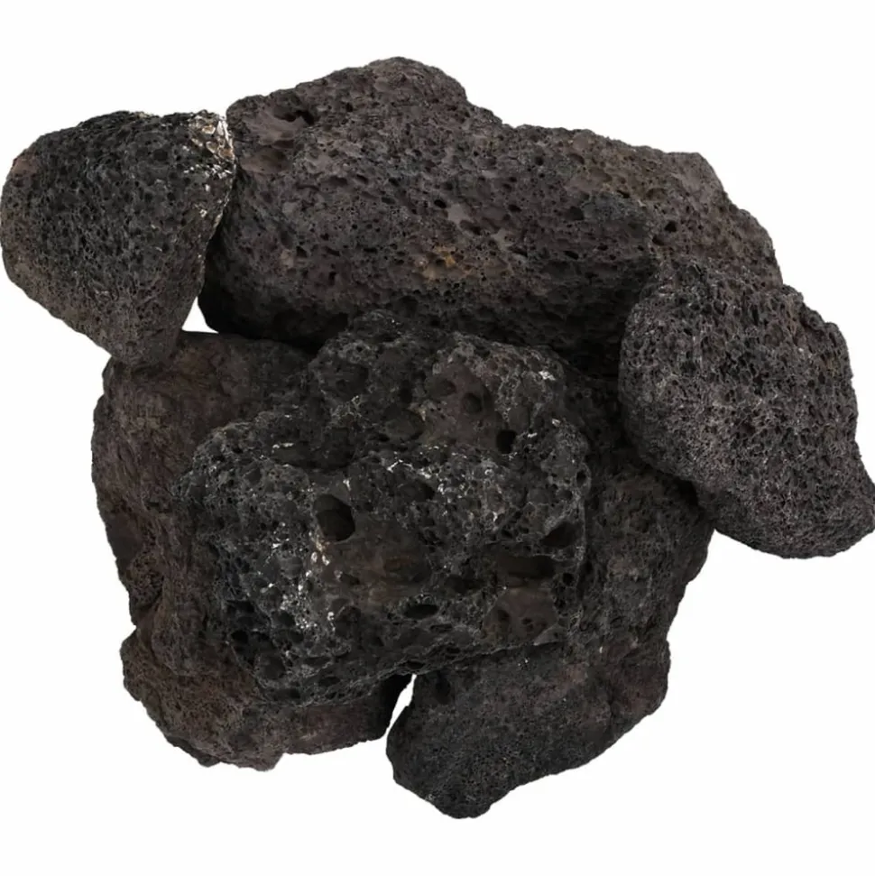 VIDAXL - Roches volcaniques 25 kg noir 10-30 cm