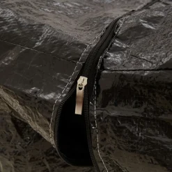 VIDAXL - Sac de rangement pour sapin de noël noir 150x75x75 cm pe