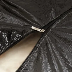 VIDAXL - Sac de rangement pour sapin de noël noir 150x75x75 cm pe