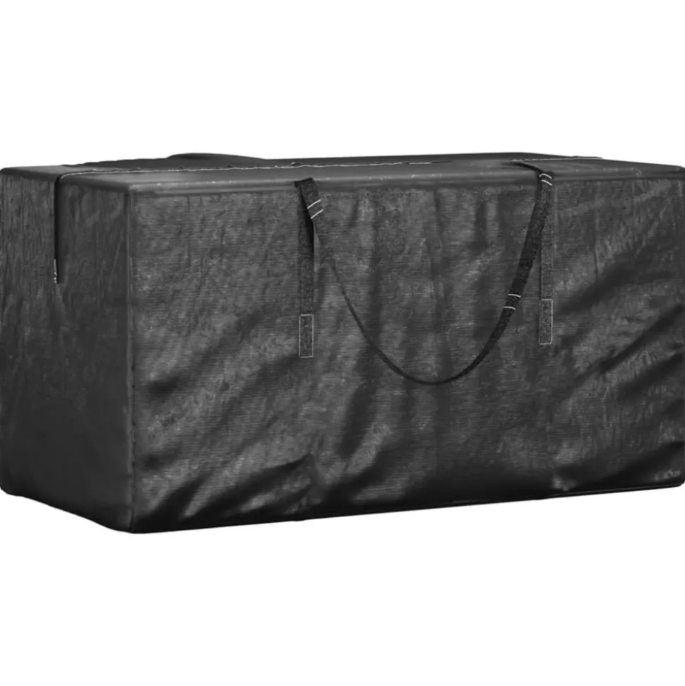 VIDAXL - Sacs de rangement pour sapin de noël 2 pcs noir polyéthylène