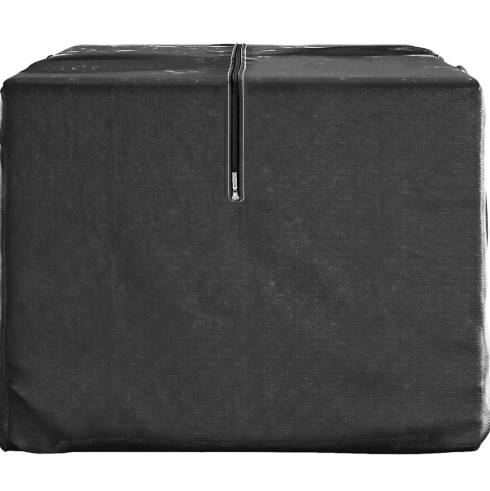 VIDAXL - Sacs de rangement pour coussins de jardin 2 pcs noir
