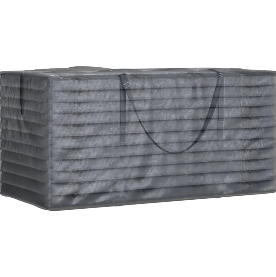 VIDAXL - Sacs de rangement pour coussins de jardin 2 pcs noir