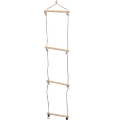 VIDAXL - Siège de balançoire avec échelle de corde bleu 37x15 cm pe