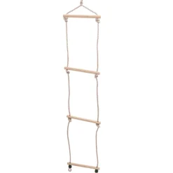 VIDAXL - Siège de balançoire avec échelle de corde bleu 37x15 cm pe