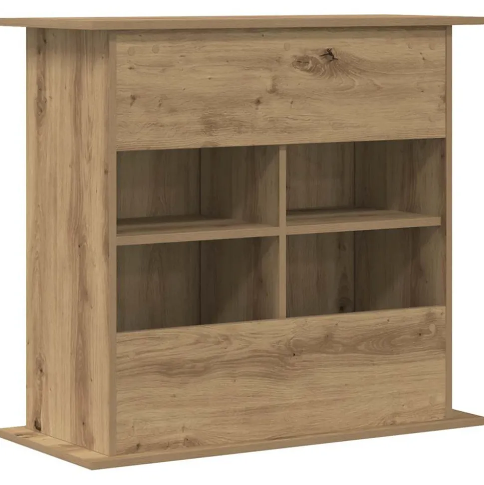VIDAXL - Support d'aquarium chêne artisanal 81x36x73 cm bois ingénierie