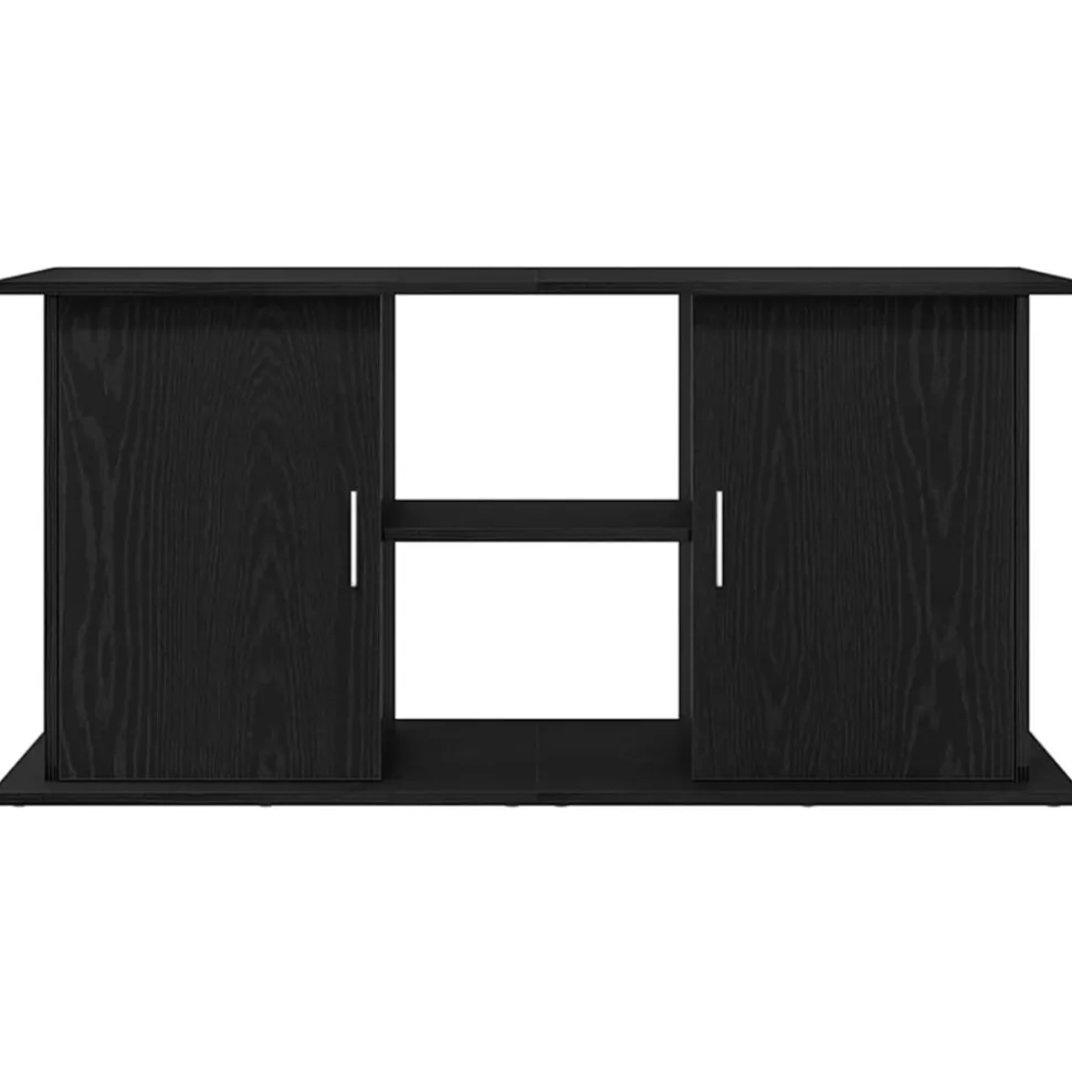 VIDAXL - Support d'aquarium chêne noir 121x41x58 cm bois d'ingénierie
