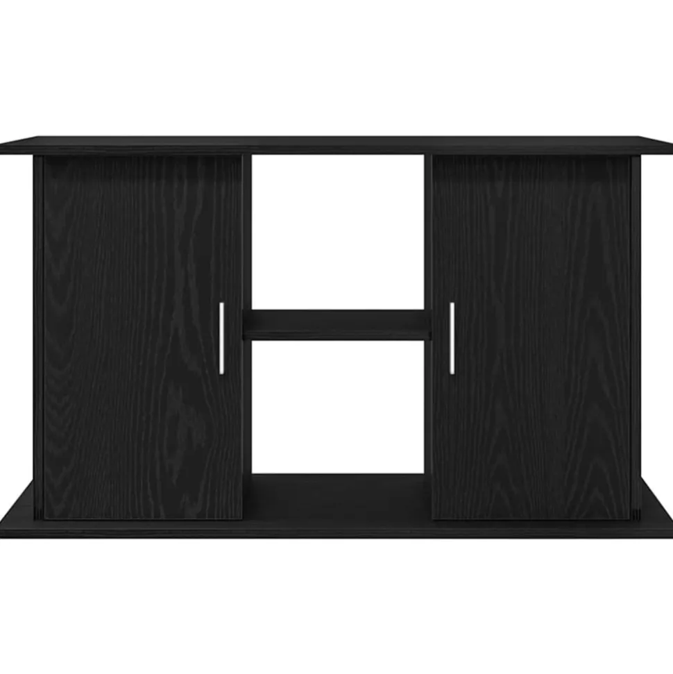 VIDAXL - Support d'aquarium chêne noir 101x41x58 cm bois d'ingénierie